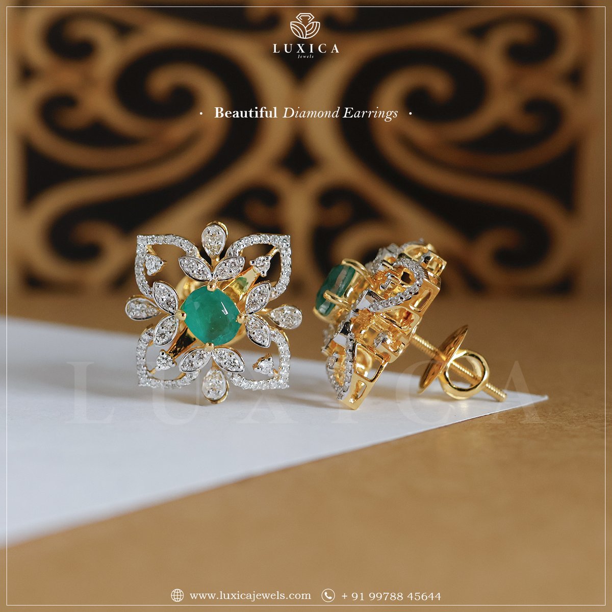 LuxicaJewels's tweet image. Cluster Setting Diamond Earrings.

For inquiries:
Email: luxicajewels@gmail.com
Visit. : luxicajewels.com
Call 📞 +91-9978845644 Or
☟☟ WhatsApp Below ☟☟
wa.me/919978845644

#diamondearrings #cvd #hpht #labcreated #labgrowndiamonds #earrings #diamondrings