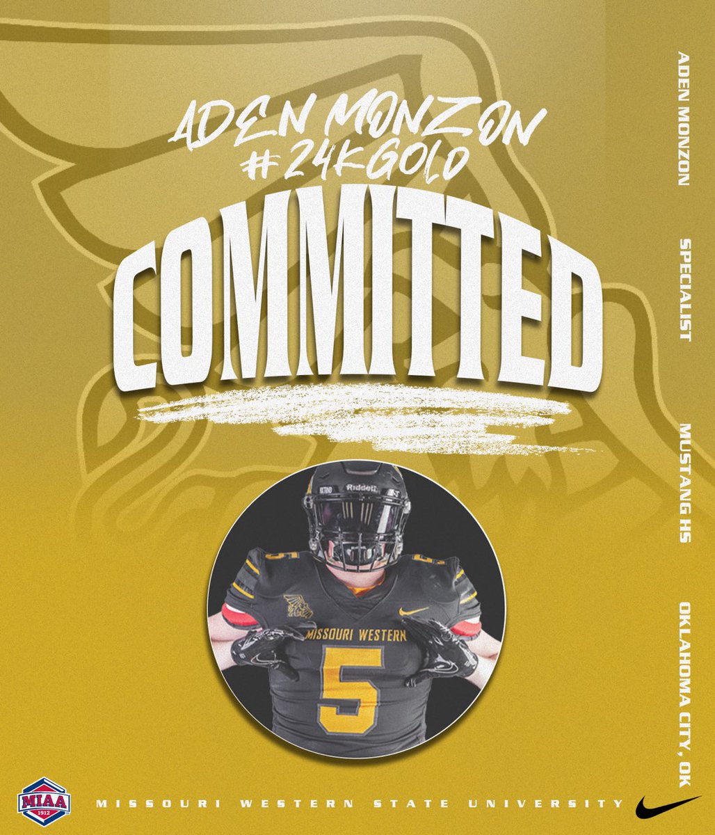 100% Committed!! Blessed to have the people around me that have helped me get where I am today! On to the next chapter <a href="/MWSU_Football/">Missouri Western Football</a> !! <a href="/Waleed_Gaines/">waleed gaines 🏈</a> <a href="/CoachLeeBlank/">Lee Blankenship</a> <a href="/RecruitMustang/">Mustang Football Recruiting</a> <a href="/1BroncoFootball/">Mustang Football</a> @TheCoachStrick <a href="/CoachMattBrand/">Matt Brand</a> <a href="/coachmcquillan/">Coach McQuillan</a> <a href="/coachmac_/">Cody McDaniel</a>