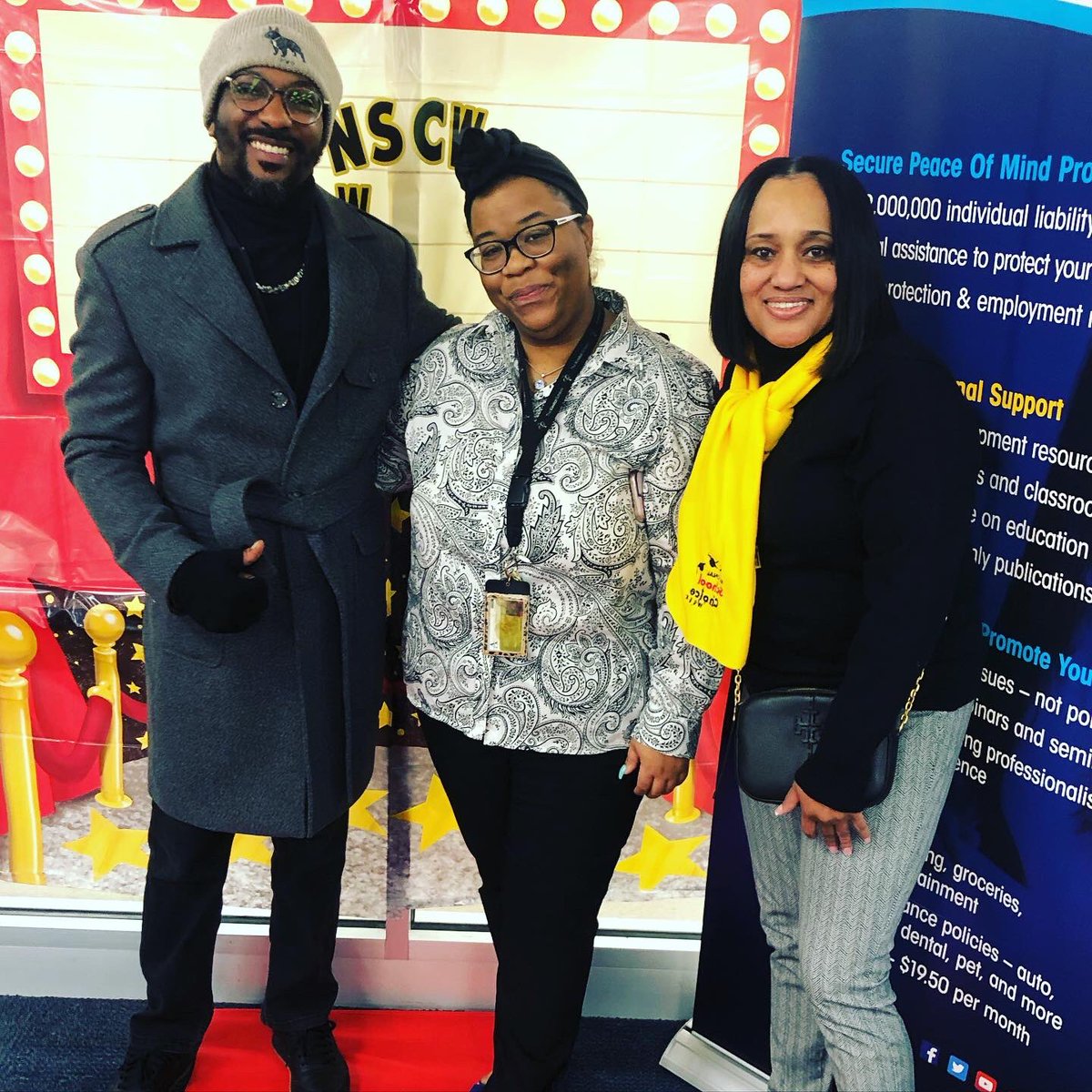 We do this work for parents, students and teachers. 

What a way to kick off National School Choice Week with my sisters 👯‍♀️. 

We’ve collaborated over the last couple of years (7) organizing for better educational outcomes for all kids. 

#ProfessorJBA #NSCW #organizer #teacher