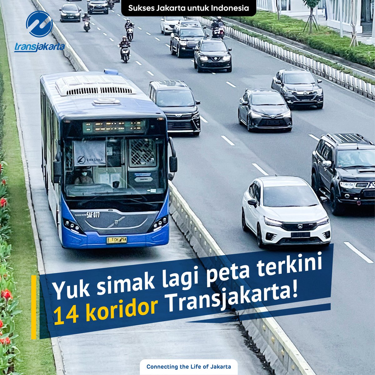 PT_Transjakarta's tweet photo. Sahabat TiJe, sudah tahu kan kalau ada perubahan nama pada sebagian halte Transjakarta? https://t.co/LQaH0byUzp