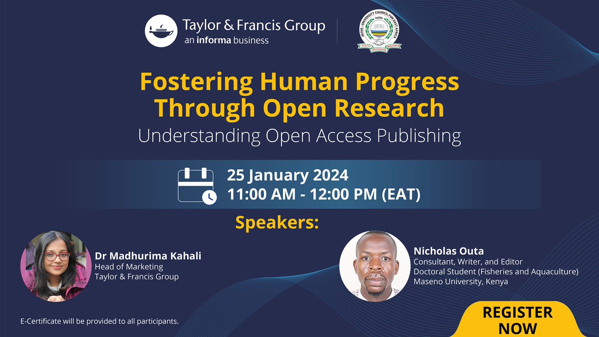 Join  TCC Africa's  Research Capacity Advisor <a href="/nichouta/">The Outa</a>  and a mentor  in this webinar. Please register via zoom.us/webinar/regist…