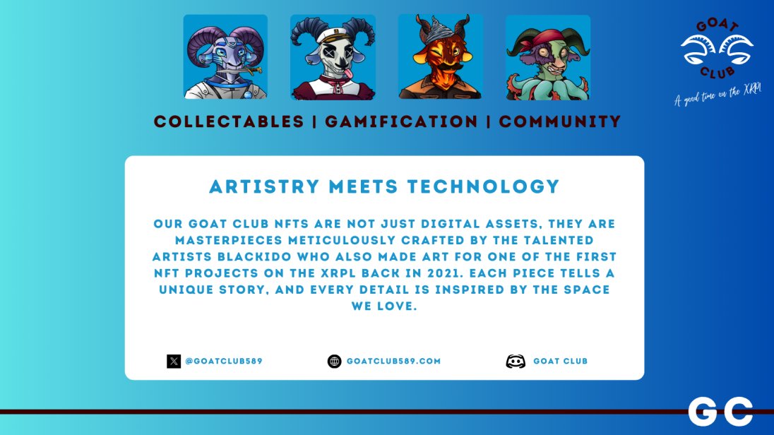 GoatClub589's tweet photo. Whos excited for the upcoming mint?

COMMENT💬 LIKE👍🏻 SHARE🔁

 #xrpl #nfts #art #letsgoat #goatmorning #itsgoattime https://t.co/DkxaC3v3fw