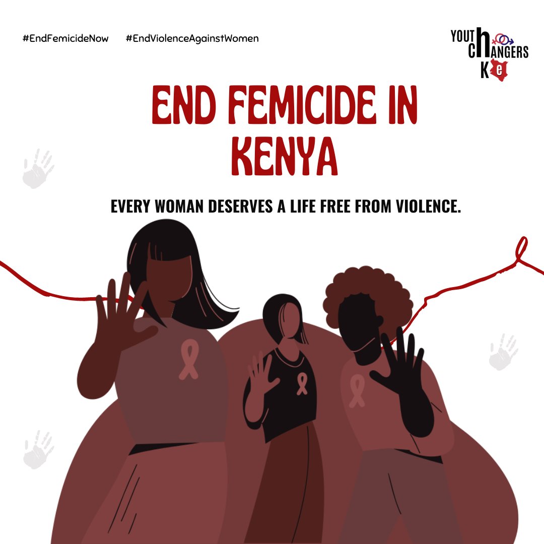 Every woman deserves a life free from violence. Sadly, in recent weeks, we've witnessed the tragic loss of young women's lives, a clear violation of their fundamental right to life. 

We strongly condemn these actions and stand against femicide. Together, let's #EndFemicideKe.