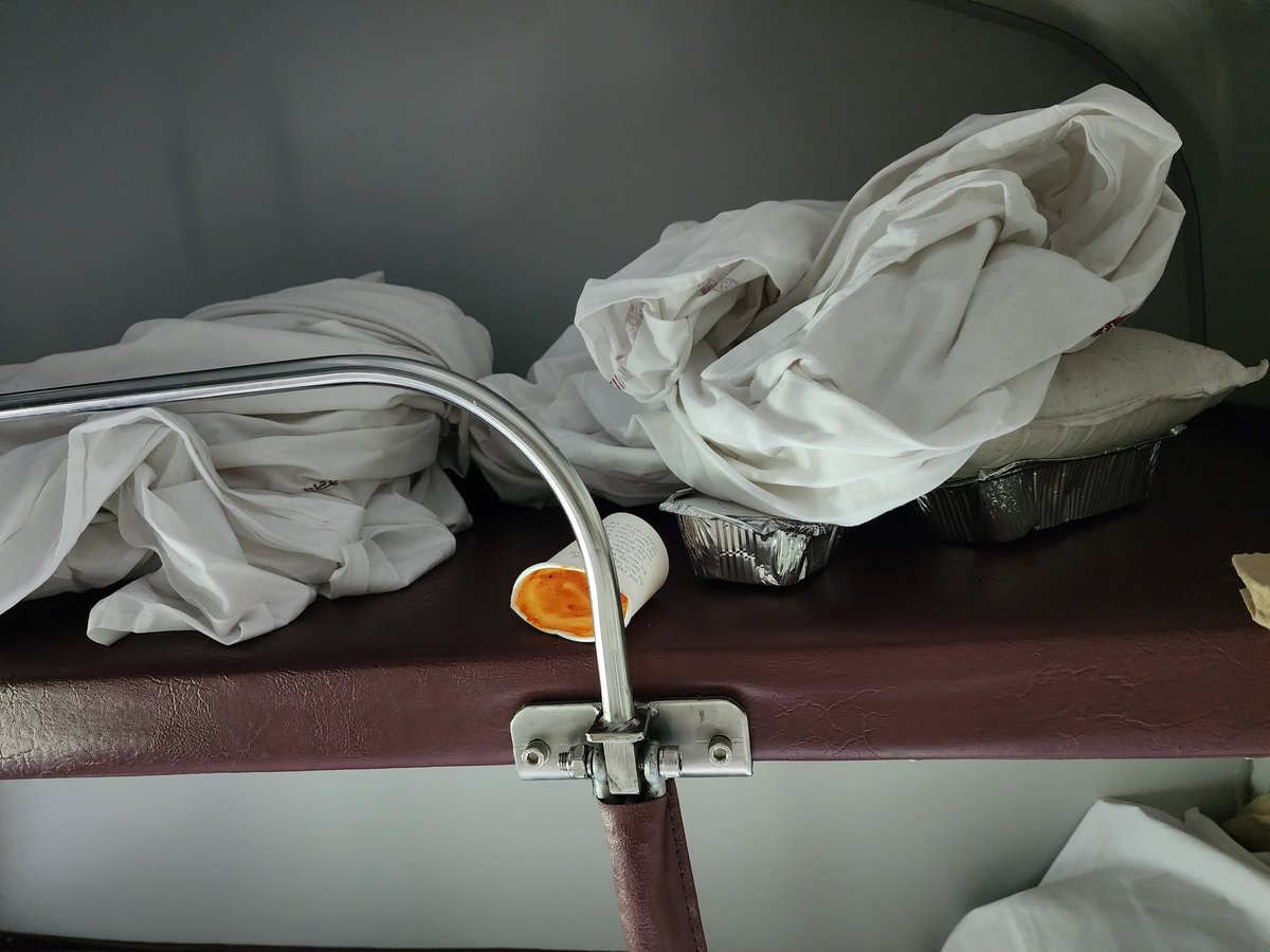 Mohyideen's tweet photo. No cleaning in AC compartment (M2 62) - 12618 mangala express - reached kannur station (CAN) @IRCTCofficial @GMSRailway
https://t.co/KsUtP8vXtw https://t.co/S5tYDyu1xw