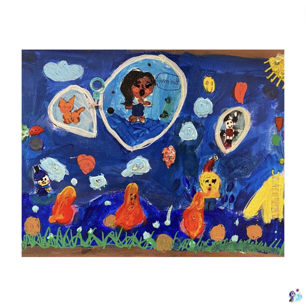 starryarts_'s tweet photo. Storytelling through art - here are some original artworks by our students! Can you imagine the storyline behind these paintings?🤔

#artstudio #creativearts #imagination #creative  #artwork #artworkmeaning #childrensart #childrensartwork #storytelling #storytellingart https://t.co/KhC19DlYSo