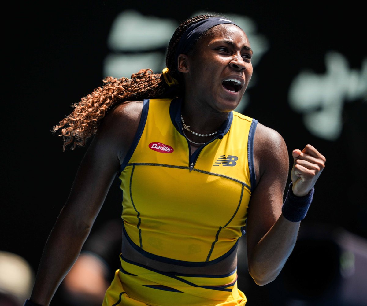COCO GAUFF ADVANCES TO HER FIRST AUSTRALIAN OPEN SEMIFINAL 🔥
