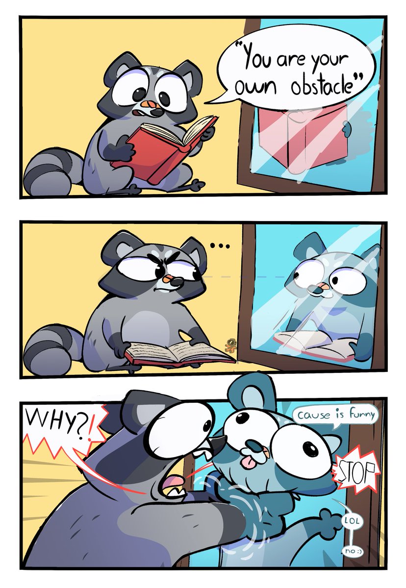 Happyraccoons's tweet image. Self motivation is key to stay sane.