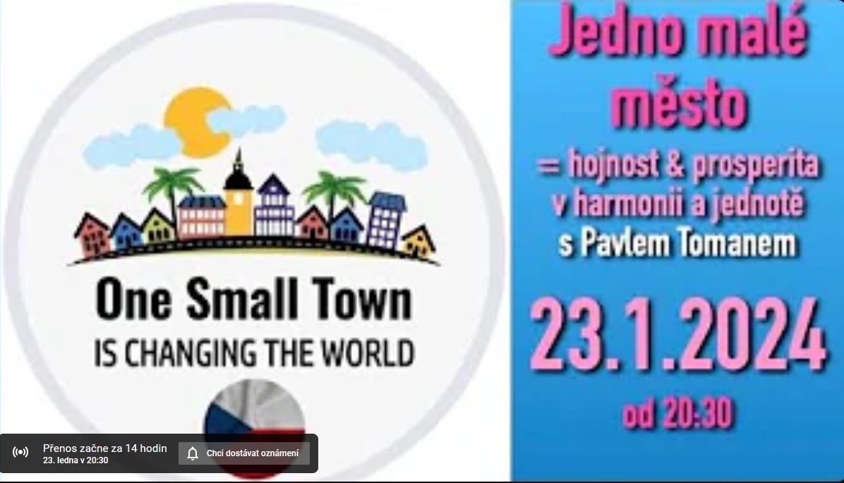 OSTcesko's tweet photo. https://t.co/HsL0ODHyi4
Dnes večer bude patřit LIVE povídání o Iniciativě OST - Jedno Malé Město. Podpořte toto vysílání svojí přítomností. Těšíme se na Vás. Odkaz v komentáři
#OST #JednoMaléMěsto #UBUNTUczeQ #OneSmallTown https://t.co/Rwm3a2dJ9W