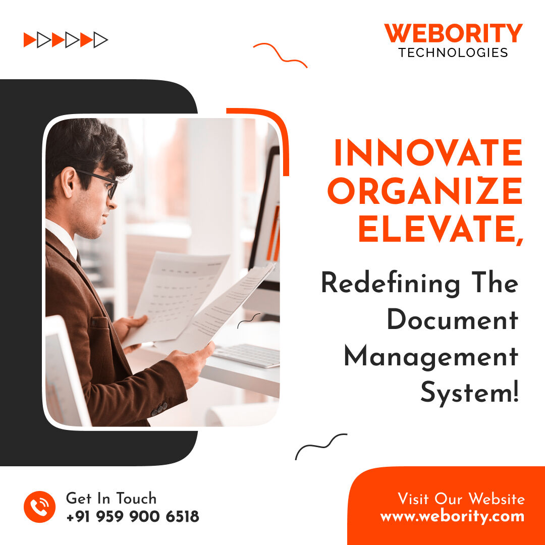 webority's tweet image. Elevate with innovation in every organization!🌟Explore our document management system—where every note crafts efficient workflows. 

Join the journey of redefining efficiency and turning challenges into opportunities.

#WeborityTechnologies #DocumentManagementSoftware #ITService