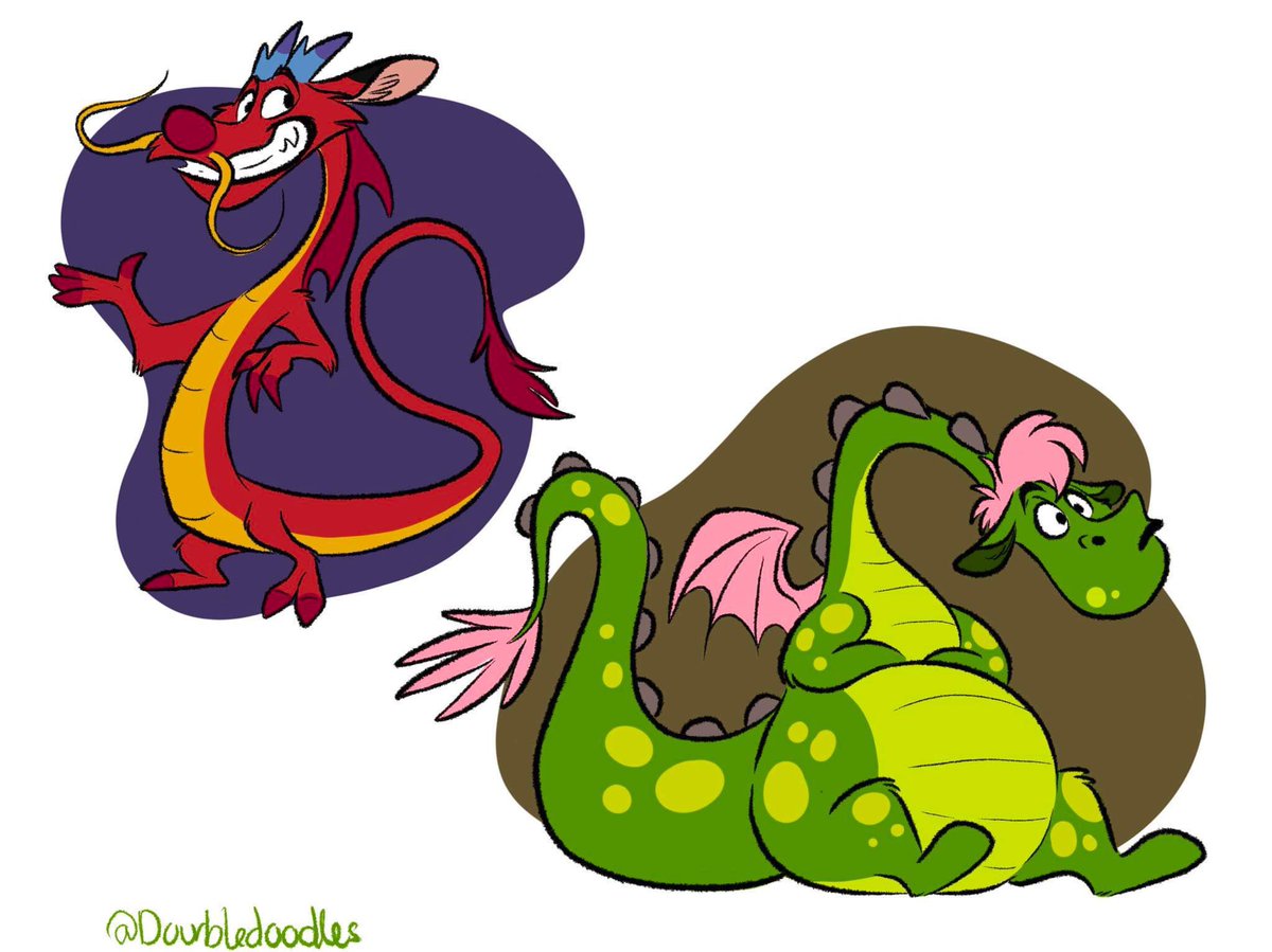 DourbleDoodles's tweet photo. Who was your favorite talking dragon growing up? 
.
.
.
🐉💛 https://t.co/ZAt4UrRjGK