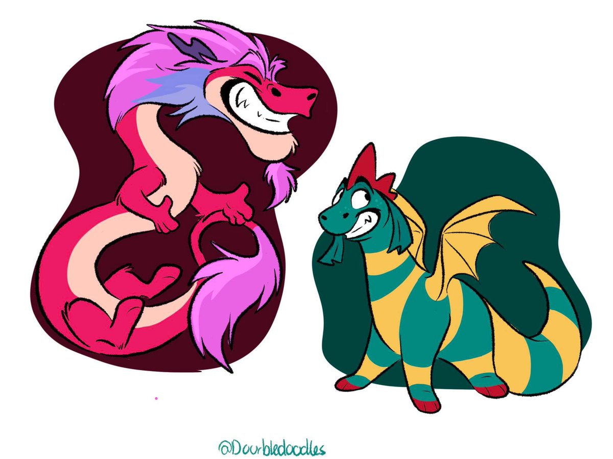 DourbleDoodles's tweet photo. Who was your favorite talking dragon growing up? 
.
.
.
🐉💛 https://t.co/ZAt4UrRjGK
