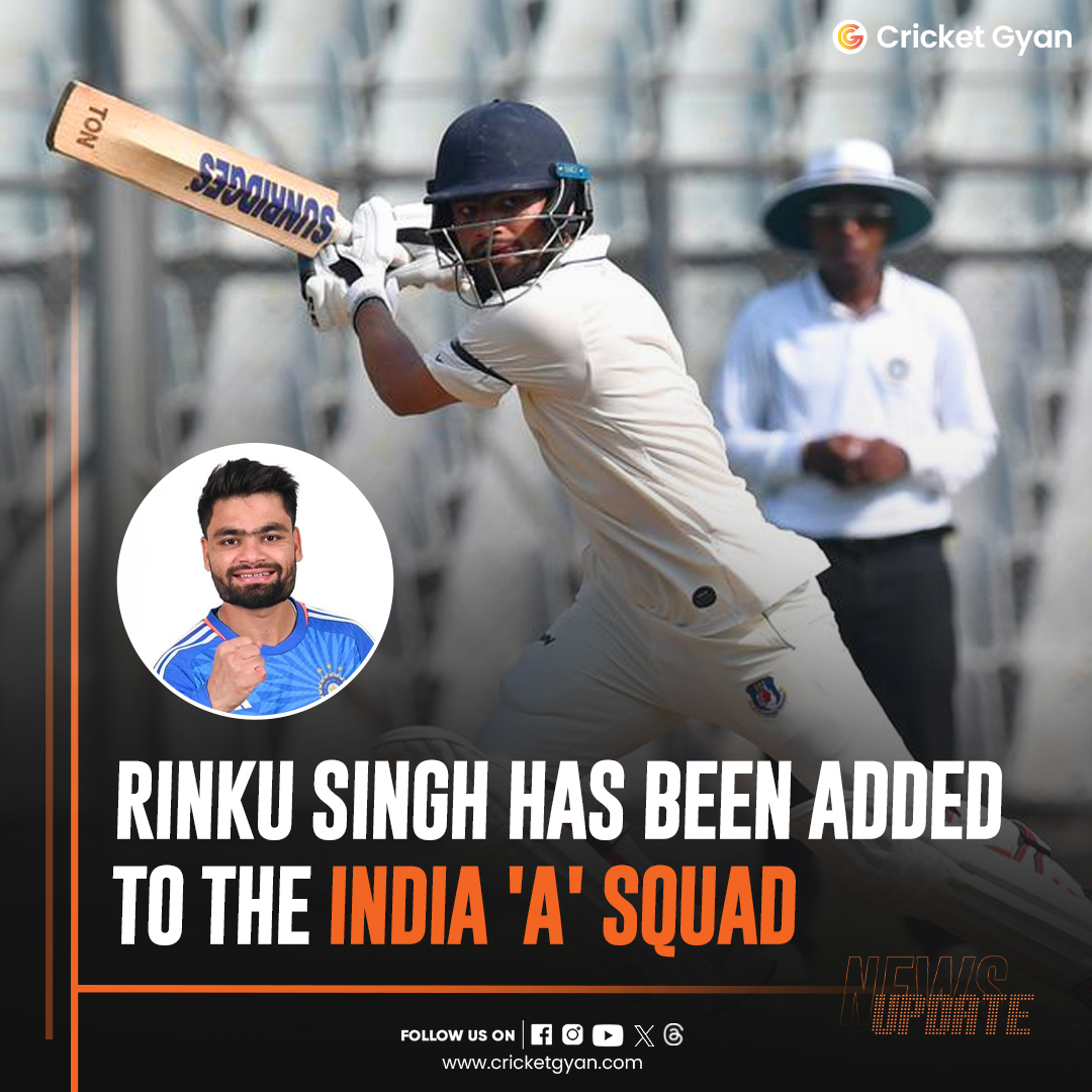 cricketgyann's tweet image. He will likely play the second unofficial Test against England Lions.

Source: Cricbuzz

#IndiaA #englandlions #Secondtest #Testseries #Viratkohli #Rinkusingh #rinku #Cricketgyan
