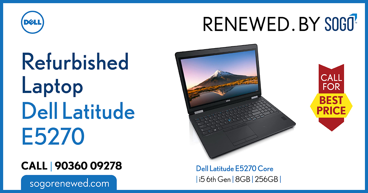 Revitalize your work and play with the Dell Latitude E5250! 🌐💻 Score incredible deals on quality refurbished laptops at Sogo Renewed Store – your trusted destination for top-notch IT gear. Elevate your tech game without breaking the bank! 🚀🛍️
#refurbishedlaptops #techdeals