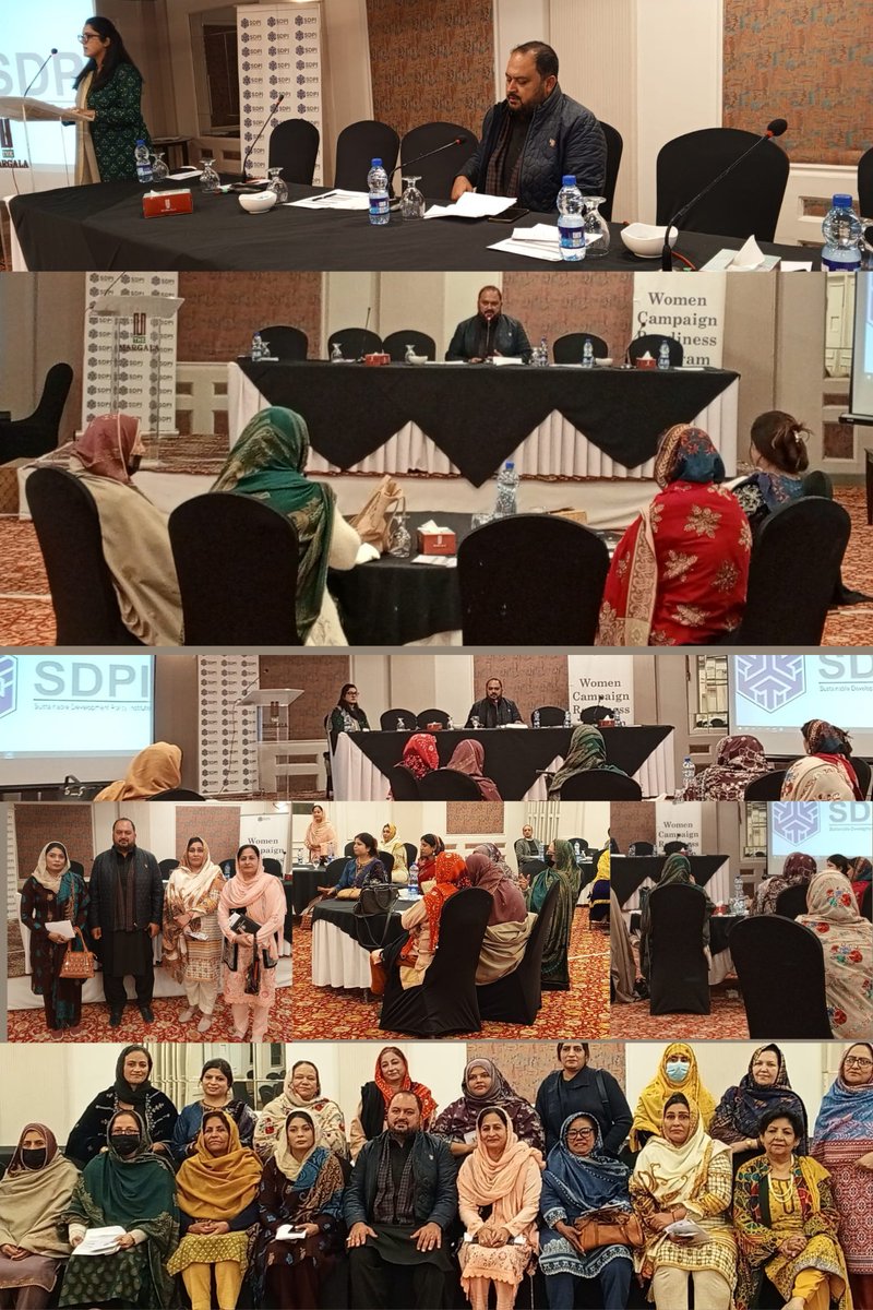 Attended an event titled 'Women's Campaign Readiness Program', arranged by SDPI, as Guest Speaker. 5 women from each province were invited who have been elected or have contested in local government elections. Very interactive and informative session, learnt a lot from their…