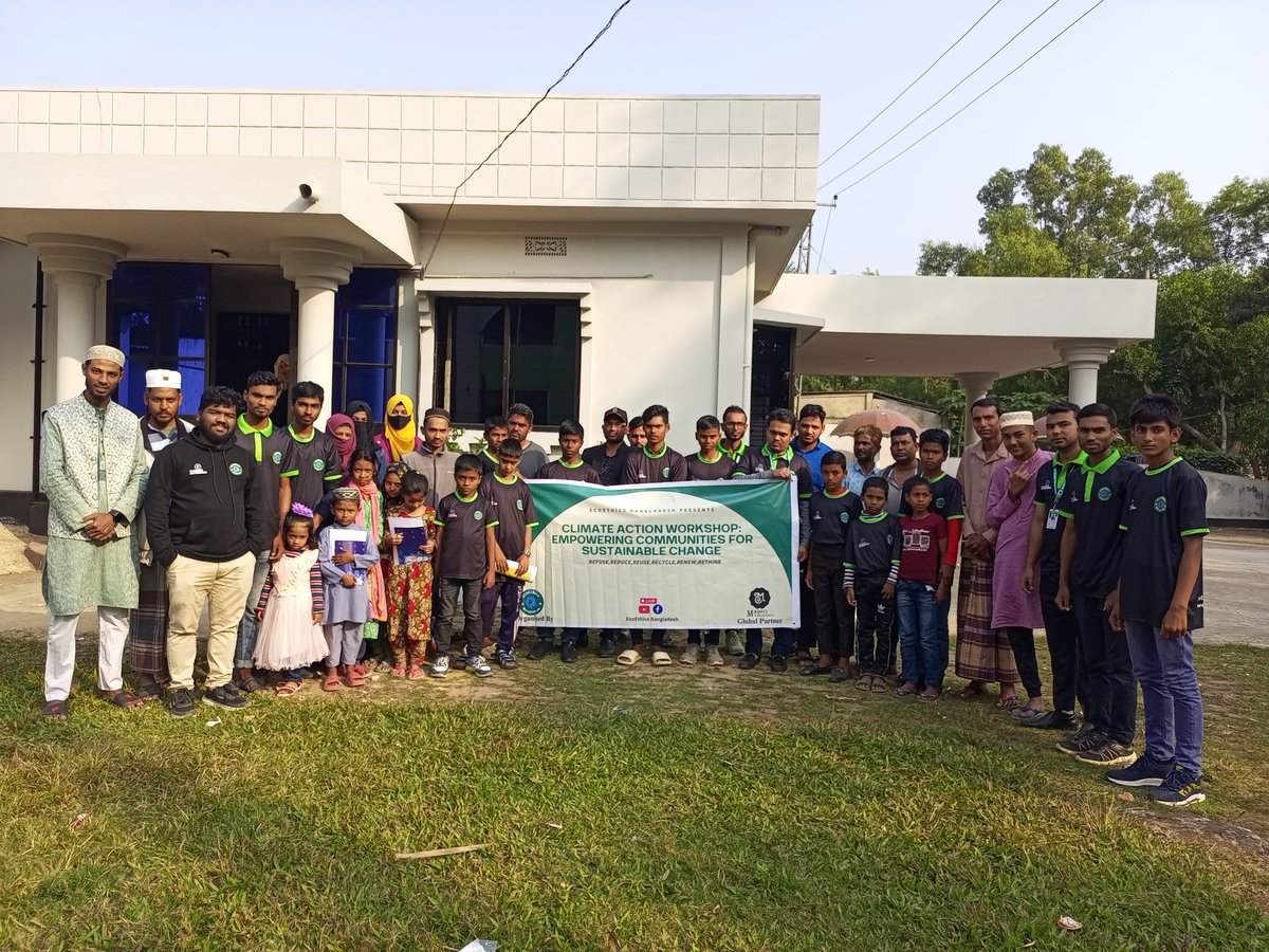 Thrilled to share that we've successfully completed the #EcoEthicsBangladesh Climate Action Event on January 19, 2024! 🌱 A testament to our commitment to making a positive impact on the environment. Let's continue this journey together! 🌍💙 #ClimateAction #Madhvi4EcoEthics