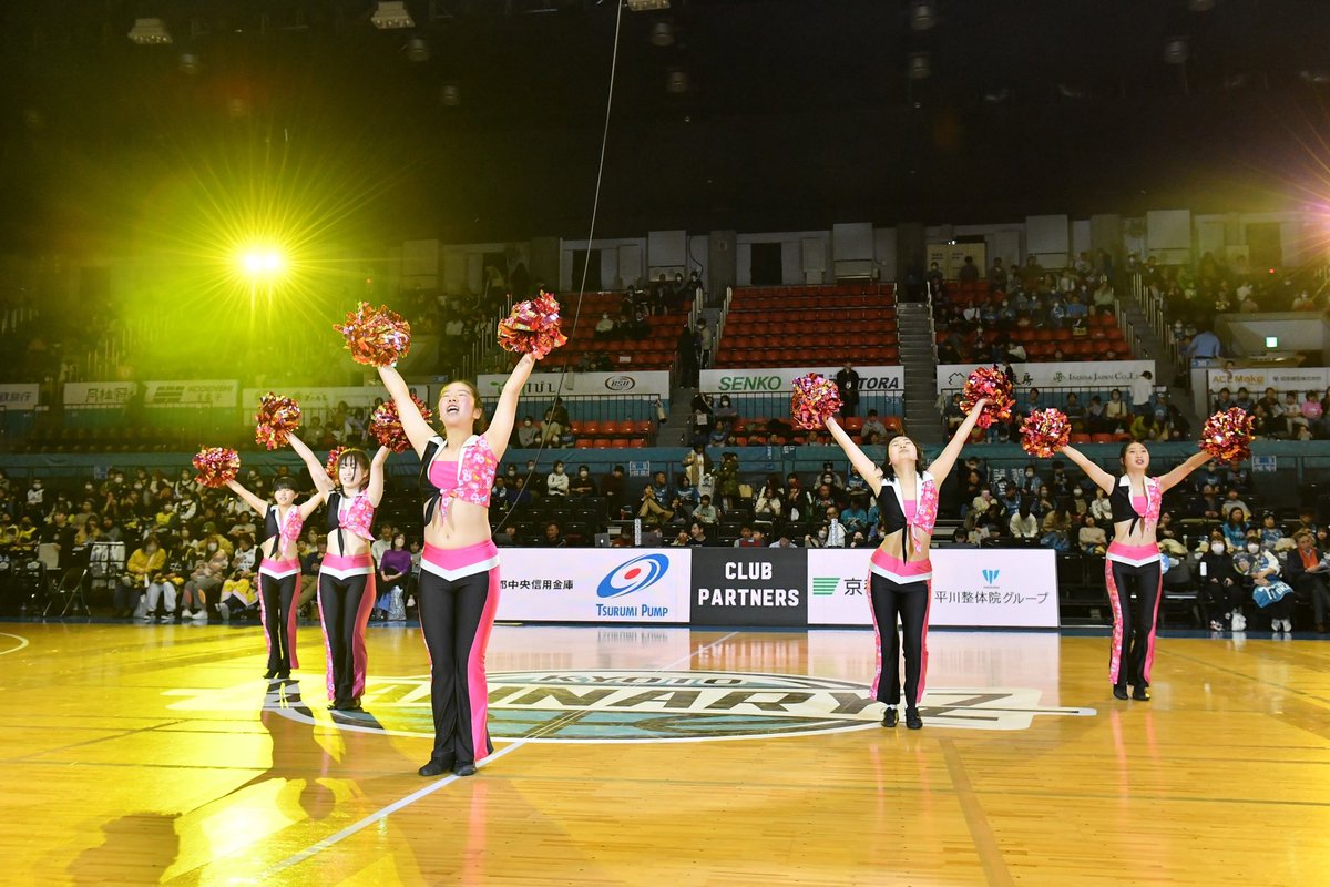 はんなりんチアスクール 🏆ホームゲーム発表会🏆 1/20群馬戦 桃山