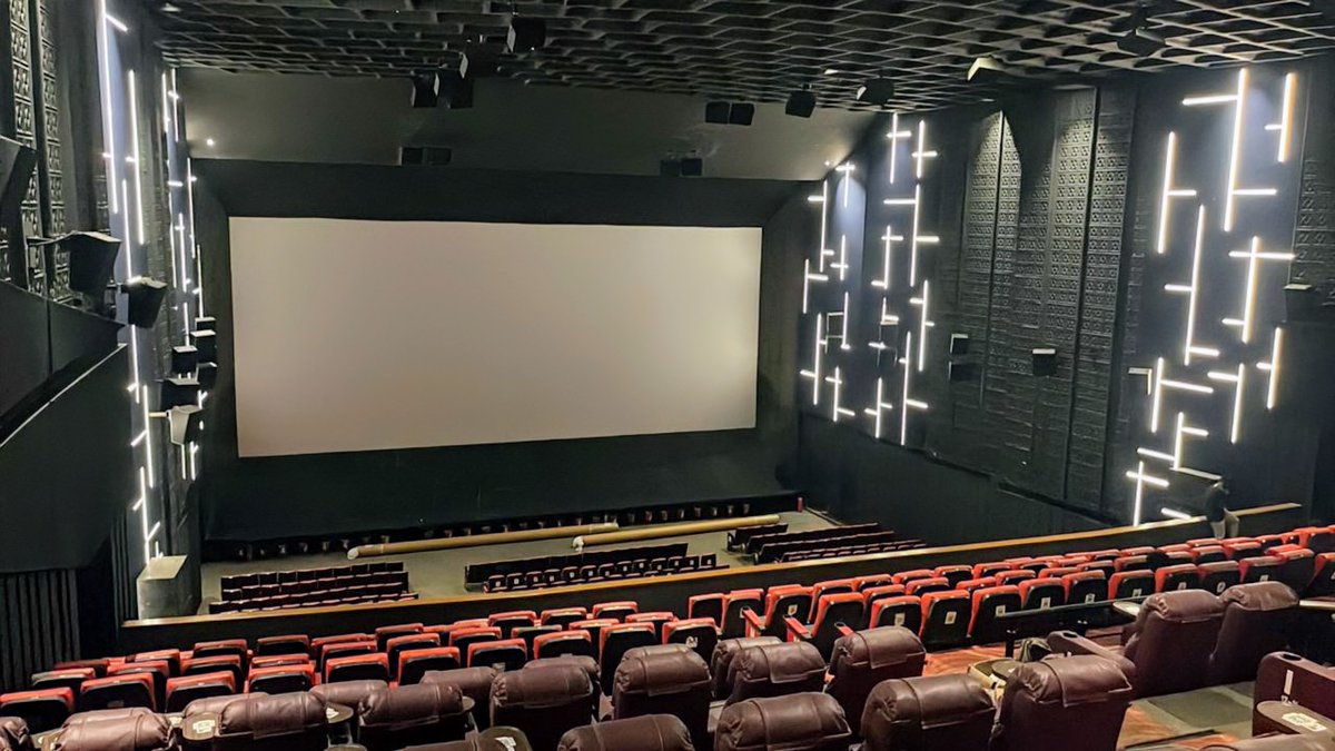 studio_scape's tweet photo. Cinema Project:
Iconic @kgcinemas Screen-3 (Ragam) is now upgraded with uncompromised Dolby Atmos Solution with QSC. A Proud association for Team Studio Soundscape to be the audio partner for KG cinemas - Coimbatore, TamilNadu. 
#QSC #DolbyAtmos https://t.co/sjvVs4L0oV