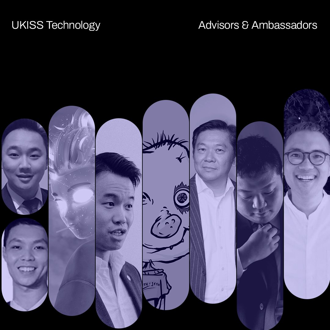 📢Meet UKISS Technology's new advisors and ambassadors, who will propel the company towards its next exciting chapter.

We’re honored to have you onboard! 🙌
Fibo Partners
Johnson Chng
@0xMojojo
@Kriskaychoo
@Tytanf4ll
@mhjcheung 
@ProAboveMe 

ukiss.io/about-us/
