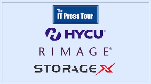 Another good day - day 2 - for The @ITPressTour w/ @HYCUInc @RimageCorp & #StorageX.ai #MultiCloud #DataManagement #MDP #SaaS #ILM #MetaData #ModernDataProtection #SaaSBackup  #Archiving #Tiering #BigData #AI #ComputationalStorage #FastIO #ITPT