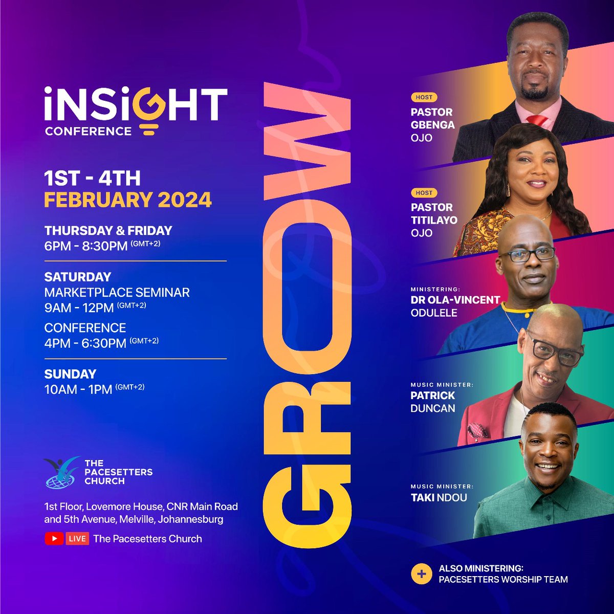 You are invited

#Growth 
#insightConference 
#tpc 
#amazingGod