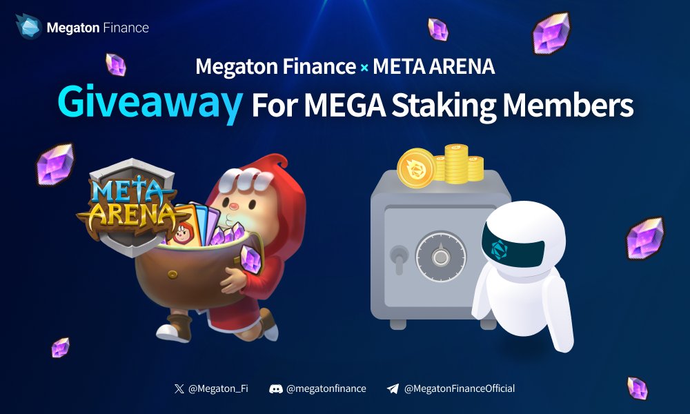 🎉Congratulations to the winners of @Megaton_Fi and #META_ARENA's #MEGA staker event! 🎁How to receive rewards 1) Access META ARENA 2) Receive the rewarded game items in your mailbox 📅Reward item pickup period From January 26, 2024 👇Check out winners docs.google.com/spreadsheets/d…