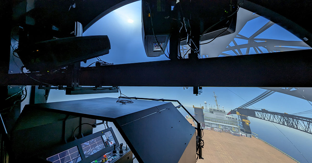 3Dperception's tweet image. We&apos;re thrilled to announce the successful completion of a state-of-the-art upgrade to the Visual Display System for two marine crane simulators at @HeeremaMarine&apos;s Simulation Center in The Netherlands. bit.ly/42gPnxx#3DPerc… #SimulationTechnology #MarineIndustry #Innovation