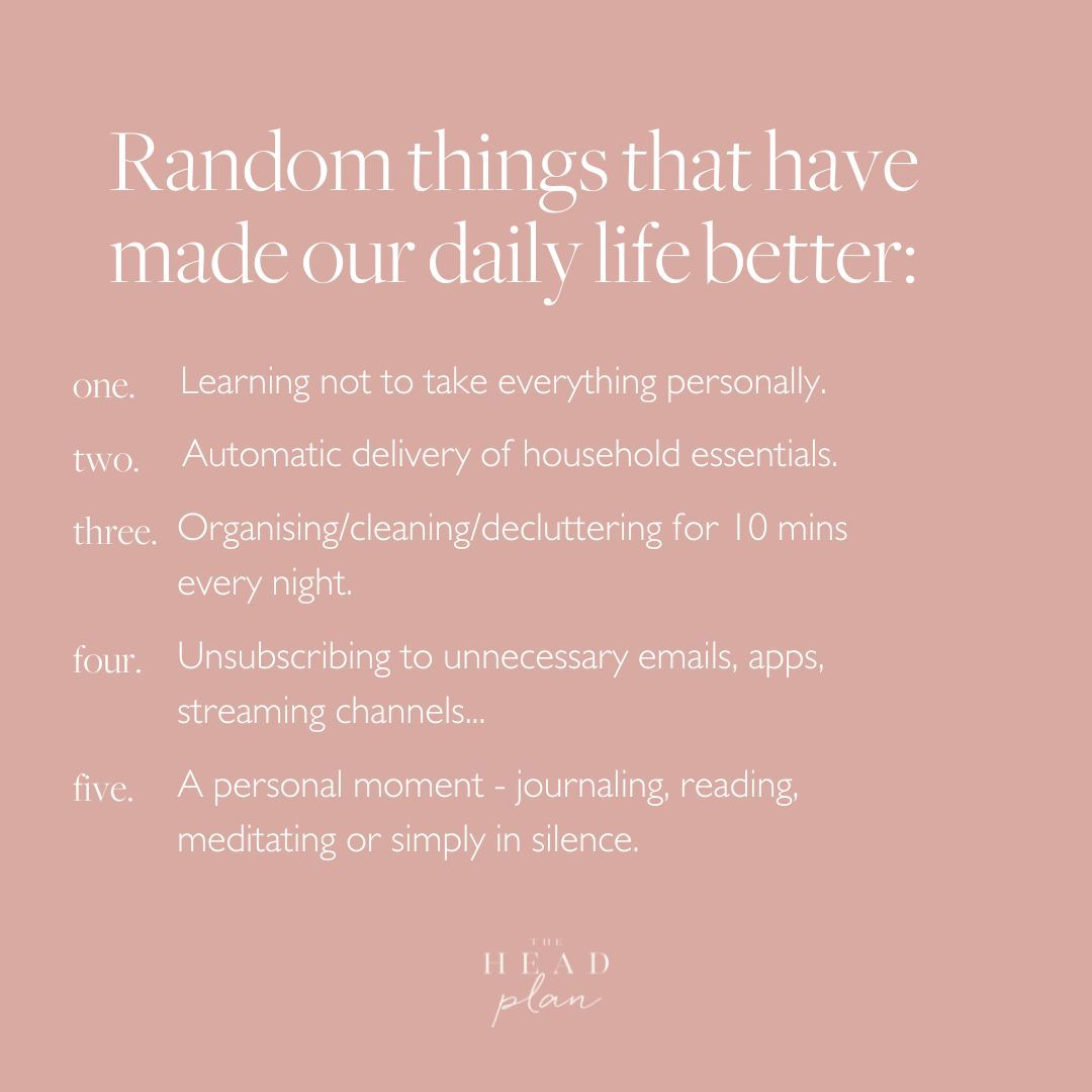 What do you do every day that gets you closer to where you want to be?  

#theheadplan #personaldevelopment #journal #journaling #wellness #wellnesscoach #secrettosuccess #dailythings #motivationaltuesday #selfcareideas #wellnessideas #selfcare #wellnessactions