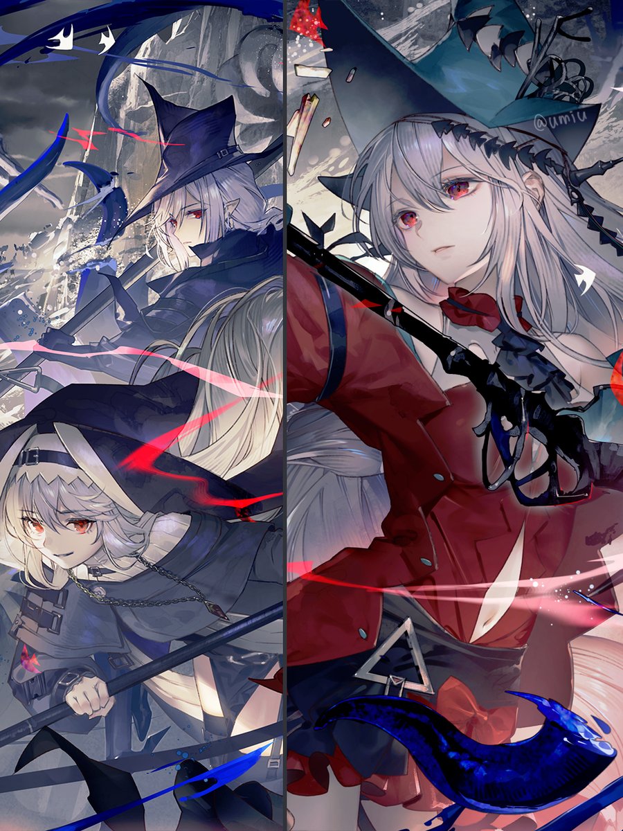 アークナイツ4周年限定直筆サイン入りA3アートグラフ 「風花と