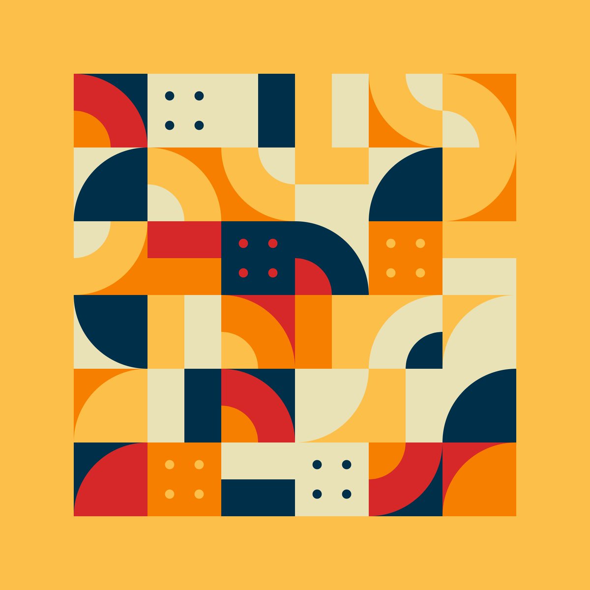 Bauhaus.
#genuary2024 #genuary18 #genuary #p5js #creativecoding #generativeart