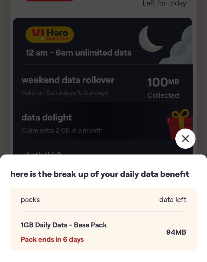 IG_VISHAL_99's tweet photo. Can VI explain me what is happened here? 
Because there is no recharge pack 
With 1gb deta plan and i recharged and iam using 2 gb daily deta pack 
Of rupee 349 or 319 may be so now where? Is my 1gb daily data @vodafoneIN_Fdtn 
@airtelindia 
@reliancejio https://t.co/op1LFyUSJC