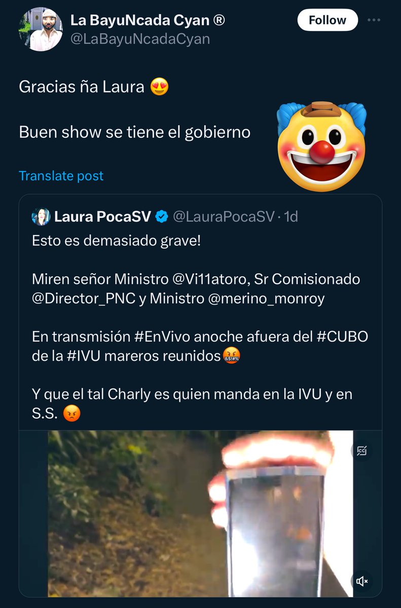 LauraPocaSV's tweet photo. Allí andan los #Gorgojos haciéndose pipí de la emoción por que varios hicimos una denuncia 

¡TORPES! 

✅Sí el #RegimenDeExcepción ha dado resultados es justamente porqué la gente denuncia, han perdido el miedo y hacen las denuncias‼️

❌Justamente #Hoy en tiempos electorales es que hay más denuncias por los mareros que andan queriendo reagruparse en colonias como la #Ivu, la #Campanera, #Guaycayan, ciudades como San Miguel, etc etc … Para asustar a la gente y “CONTROLAR EL VOTO” para #ArenaFMLN como en los viejos tiempos 🤬

✅Y precisamente es el gabinete de seguridad quien investiga todas las denuncias y hasta el momento han hecho un excelente trabajo.

❌El Cáncer de las pandillas AÚN NO TERMINA, y es #Precisamente por eso, que necesitamos #5AñosMás, el #Régimen debe continuar y la constitución y las leyes penales deben ser renovadas y ajustadas a la nueva realidad! 

✅De la misma manera el poder judicial y otras instituciones deben ser limpiadas de los malos elementos que hay! 

✅Por eso mismo el Presidente mandó a investigar a sus propios funcionarios y a crear el #CECOC  para todos los corruptos, algo que ningún gobierno hizo antes por que se tapaban con la misma cobija! 

🔥Nosotros el 97% Sabemos muy bien que estamos en un PROCESO de transformación y vamos a seguir denunciando, y #NO vamos a permitir que “Liberen Ya” a los mareros! 

#Seguimos ✊🏼✊🏼🇸🇻 #5AñosMás