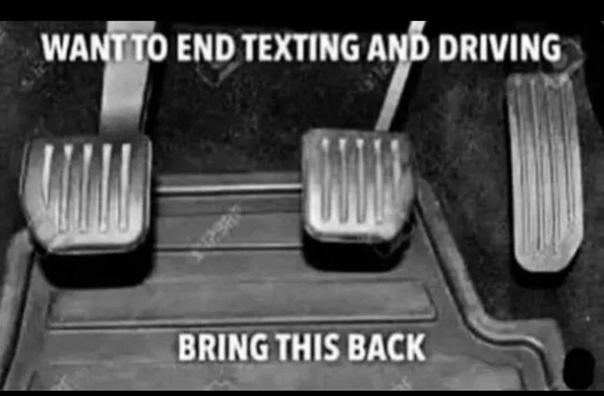 #genxtalks #stop #textinganddriving #clutch #manualtransmission #bringitback #thiscouldwork