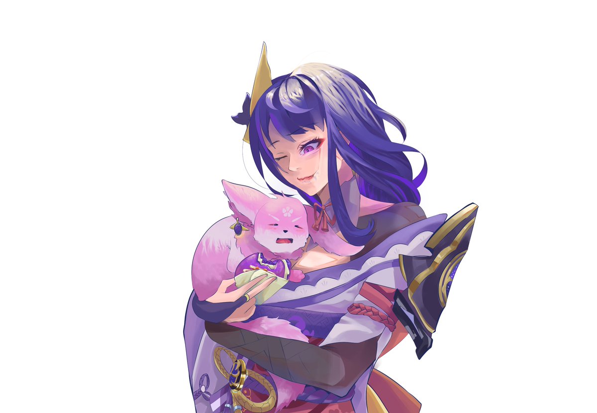 afdholanabil's tweet photo. Ei went on a trip to Fontaine to try some very sweet macarons 🍰🍰🍰⚡️

#GenshinImpact 
#RaidenShogun
#FanArtContest https://t.co/G9wUy3a2Z3