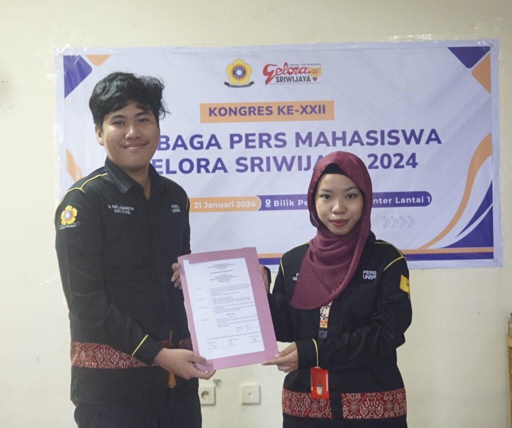 Selamat! Rosida Terpilih menjadi Pemimpin Umum LPM GS Unsri: INDRALAYA, GELORA SRIWIJAYA. CO – Kongres ke-XXII Lembaga Pers Mahasiswa Gelora Sriwijaya Universitas Sriwijaya (LPM GS Unsri) dilaksanakan secara Luring di Bilik Pers LPM GS… dlvr.it/T1lMSP Berita Unsri
