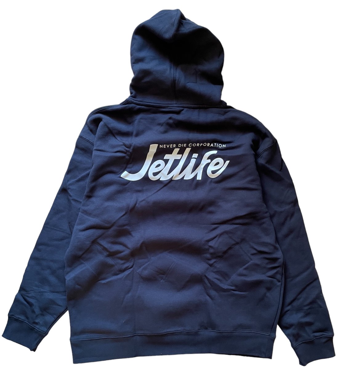 JET LIFE "SCRIPT" HOODIE

Color : Black , Royal , Navy
Size : XL

eighthclothing.com