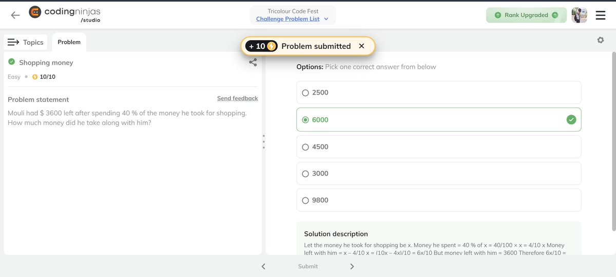Coder_Shelby_7's tweet photo. Completed #Day20 from #24DaysOfCode - 𝐓𝐫𝐢𝐜𝐨𝐥𝐨𝐮𝐫 𝐂𝐨𝐝𝐞 𝐅𝐞𝐬𝐭 _ @CodingNinjasOff

Excited to grap some good practise over technical knowledge ....                                 

#buildinpublic #ProblemSolving #100daysofcodechallenge https://t.co/CABJ2ketkh