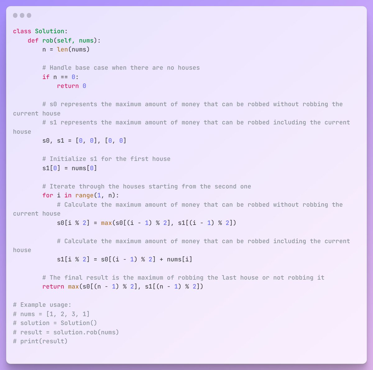 abby_bytes's tweet image. Check out the full code in the attached image! Feel free to share your thoughts and solutions. Let&apos;s inspire and motivate each other on this coding journey! 🙌💻 #CodeSharing #TechCommunity #CodeChallengeAccepted