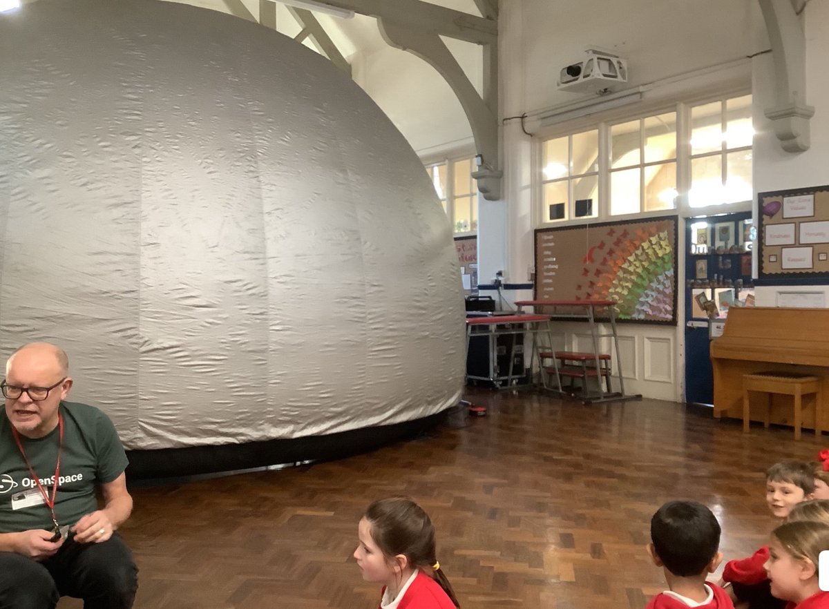 Last week, all of the children in Key Stage 1 experienced the amazing <a href="/WonderDome1/">WonderDome</a>! They learned more about our solar system and had lots of interesting questions for presenter Chris, who delivered an amazing presentation in the dome. 
#space #couldisurviveanexpedition