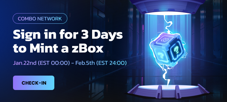 Zypher_Network's tweet photo. 1/🎮 To celebrate the upcoming launch of zBingo, the first fully on-chain #Bingo game on @combonetworkio, #ZypherGames is hosting a special zBox giveaway in collaboration with #ComboNetwork and #Havenmarket!
🎁 Go to Game Portal and sign in for three consecutive days to earn an exclusive Combo zBox https://t.co/HzMrJfaPbo
🌟 Filled with rewarding surprises and officially supported on Haven Market. https://t.co/ugKepdd4hX