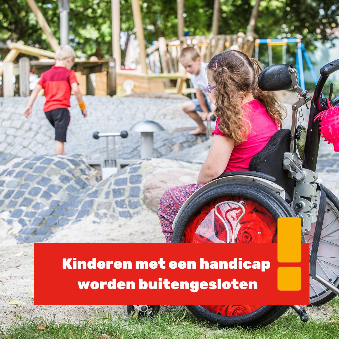 We leven in een ontoegankelijke samenleving voor kinderen met een handicap. De handicap zelf beperkt hen niet voor het leven. Buitengesloten worden doet dat wél. 💔 Help mee dit te veranderen Ga naar ➡️ gehandicaptekind.nl/doneren