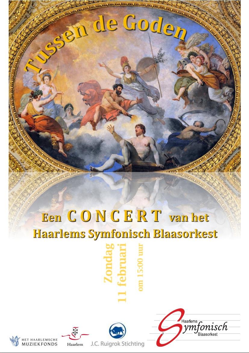 Dank <a href="/HasboHaarlem/">Haarlems Symfonisch Blaasorkest</a> voor de uitnodiging voor Tussen de Goden op 11 februari