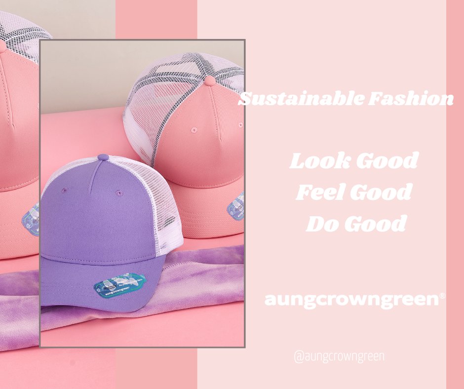 ♻️  From bottles to badass! Give plastic a second life with aungcrowngreen®'s RPET trucker caps. Look good, feel good, do good. ✨ 

#SustainableFashion #RecycleRevolution

🌐 Web: aungcrowngreen.com