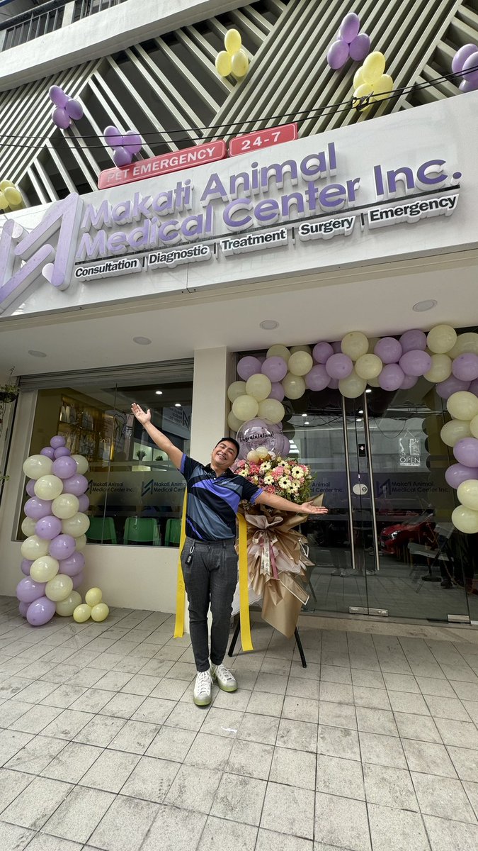 ACHIEVEMENT UNLOCKED!

2 years ago, I started reviewing for my board exams, and now, I am a partner of a veterinary hospital!

Visit us here in Makati Animal Medical Center located at Chino Roces Ave, Makati City for your pet health needs!

<a href="/MakatiAnimalMed/">Makati Animal Medical Center Inc.</a>
