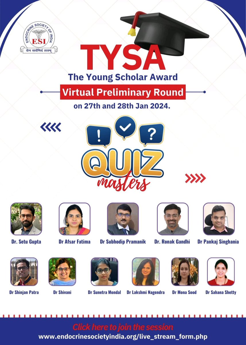 ESI TYSA- Virtual preliminary round on 27th and 28th January