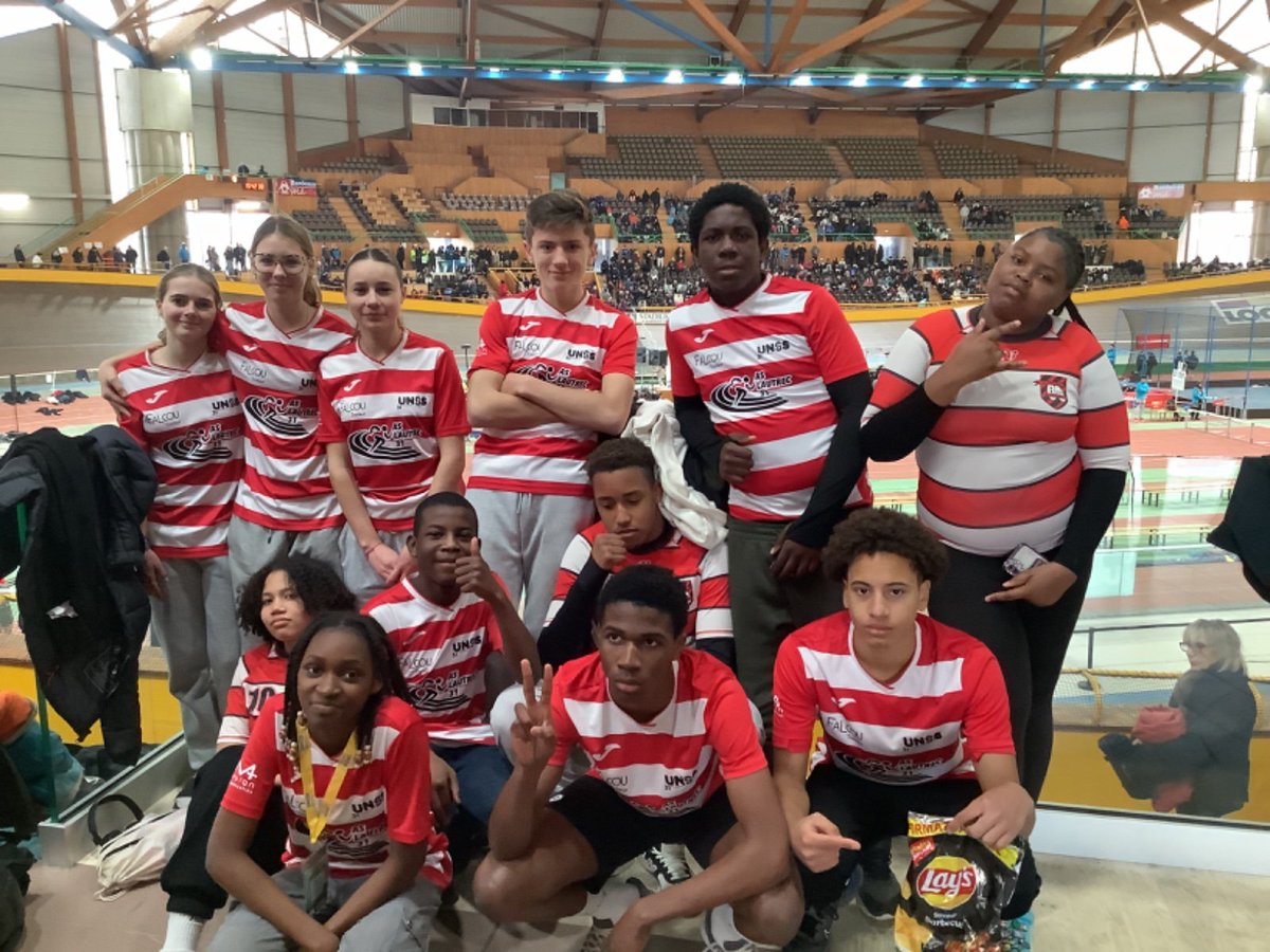 Les élèves du collège n'ont rien lâché et se placent 4ieme en vitesse et poids et 15 ieme en haies.  Nous sommes très fier de leur détermination et de leur engagement . Bravo!
<a href="/unss31/">Unss31</a> <a href="/FAURIEHERBERT/">A.FAURIE-HERBERT</a> <a href="/HauteGaronne/">Haute-Garonne</a> <a href="/leclercarno/">Arnaud Leclerc</a> <a href="/vgibert/">Vincent Gibert</a> <a href="/EpsToulouse/">EPS Académie Toulouse</a> <a href="/G24Toulouse/">G24 Toulouse</a> <a href="/CiteEduToulouse/">Cités Educatives TOULOUSE - Nord - Grand Mirail</a>