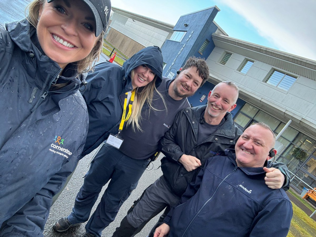 Support team's back on English soil after a challenging 150-mile drive from Scotland in storm Isha, covering 468 miles. Visited HMP Addiwell to get an amazing insight on prisoner support for post-release employment. Stay tuned for main update 💙🧡<a href="/HMPAddiewell/">HMPAddiewell</a>