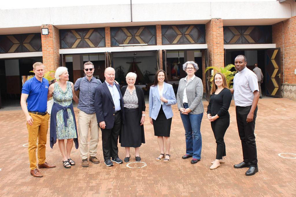 CrsRwanda's tweet photo. CRS Rwanda is pleased to host a week-long CRS Board members and donors visit this week. The main objective of the visit is for the delegation to better understand the work carried out by CRS in Rwanda and meet key stakeholders and partners. (1/3) 
@CatholicRelief https://t.co/436V75iq3W