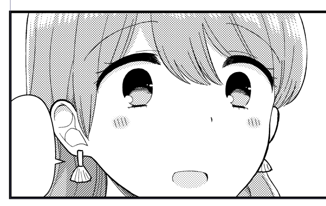 仕上げ作業(トーンとベタとか)好き がんばりましょうねえ 