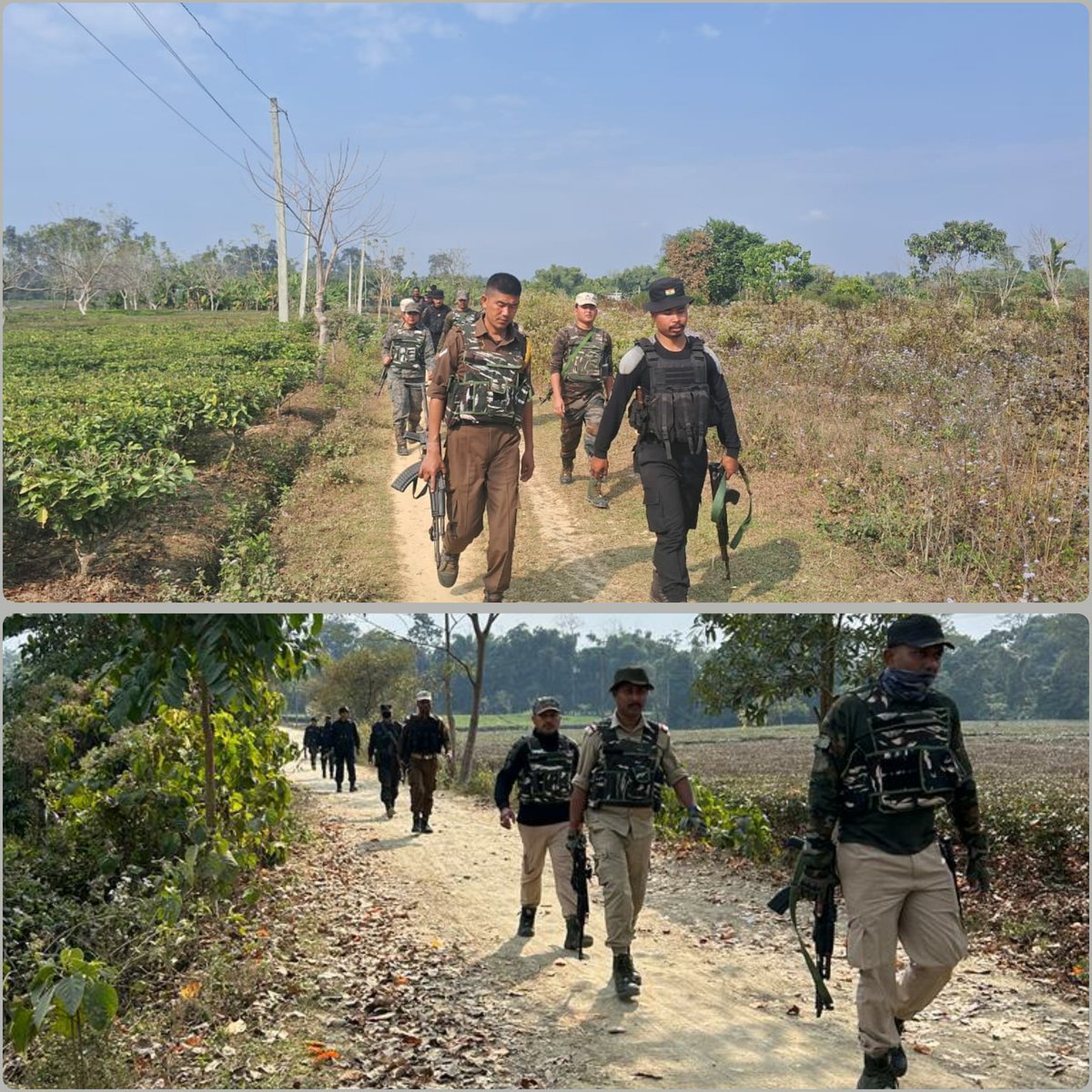 Area domination by in all parts of the district by Tinsukia Police teams led by senior officers. @assampolice @gpsinghips @CMOfficeAssam @DGPAssamPolice @HardiSpeaks