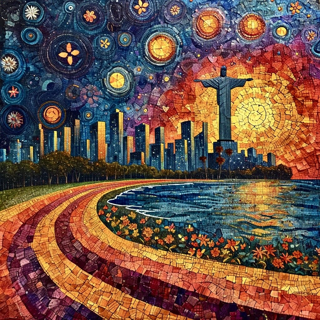 xenotower's tweet photo. Daily Artwork - „Cities of the world - Rio de Janeiro  #1“ https://t.co/EDtpFeP9w7